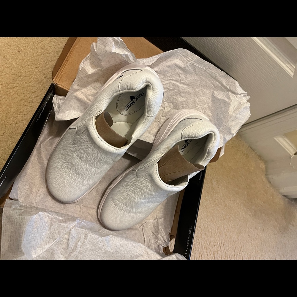 Nurse Mates white shoes